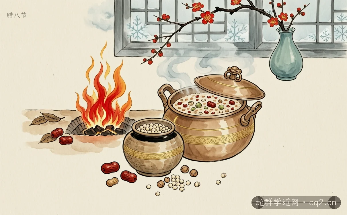 腊八节节俗意境图