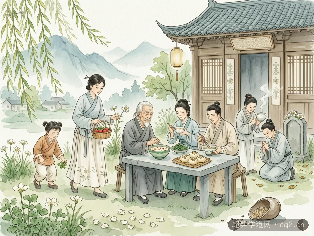 寒食节（AI 生成意境插图）