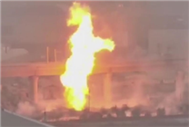 津秦高铁油气管线起火 火焰喷射影响列车通行！官方通报